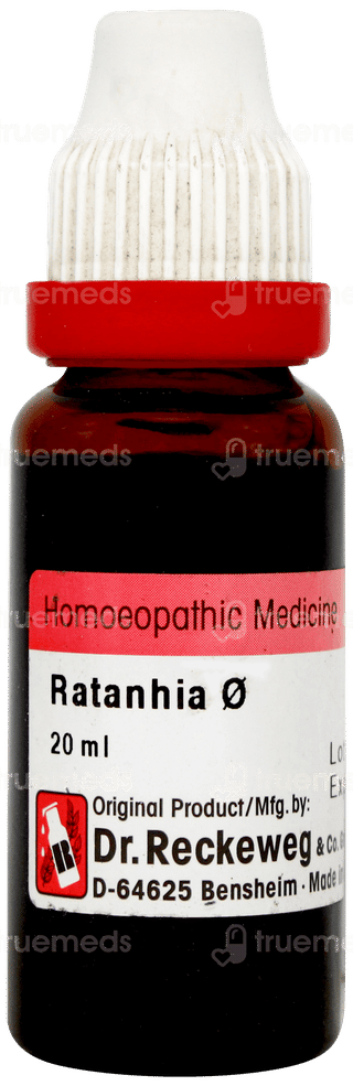 Dr Reckeweg Ratanhia Q Mother Tincture 20ml