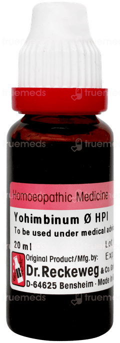 Dr Reckeweg Yohimbinum Q Hpi  Mother Tincture 20ml
