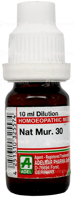 Adel Nat Mur 30 Dilution 10Ml Adel Nat Mur 30 Dilution 10Ml