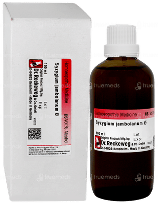 Dr Reckeweg Syzygium Jambolanum Q Mother Tincture 100ml