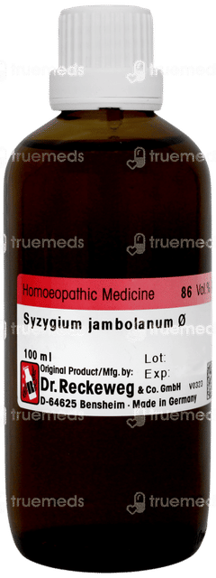 Dr Reckeweg Syzygium Jambolanum Q Mother Tincture 100ml