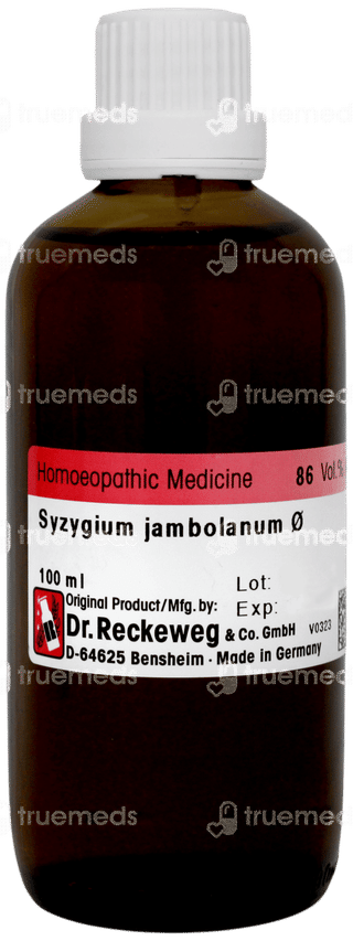 Dr Reckeweg Syzygium Jambolanum Q Mother Tincture 100ml