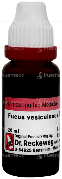 Dr Reckeweg Fucus Vesiculosus Q Mother Tincture 20ml