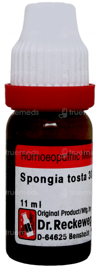 Dr Reckeweg Spongia Tosta 30 Dilution 11ml