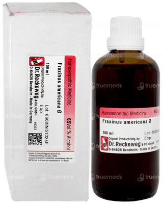 Dr Reckeweg Fraxinus Americana Q Mother Tincture 100ml