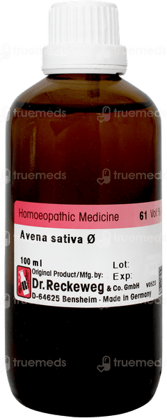 Dr Reckeweg Avena Sativa Q Mother Tincture 100ml