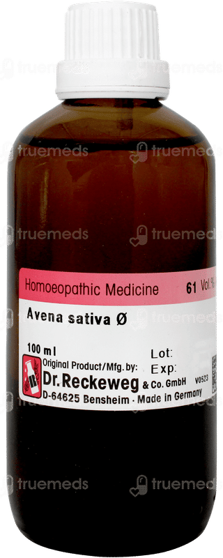 Dr Reckeweg Avena Sativa Q Mother Tincture 100Ml