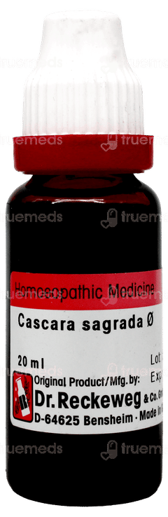 Dr Reckeweg Cascara Sagrada Q Mother Tincture 20ml