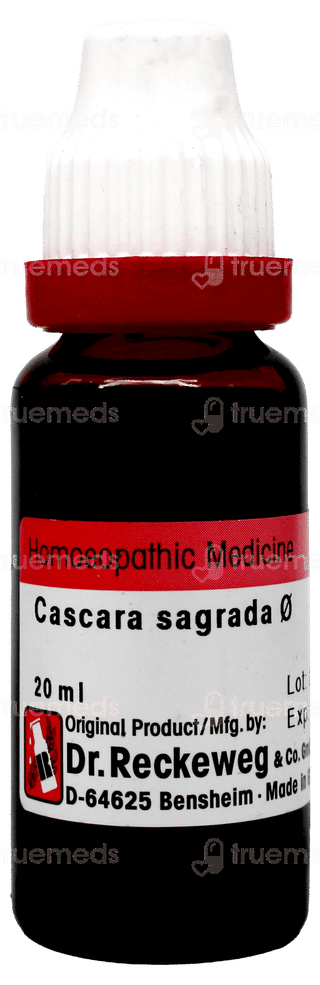 Dr Reckeweg Cascara Sagrada Q Mother Tincture 20ml
