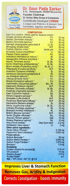 Livosin New & Improved Tonic 450ml