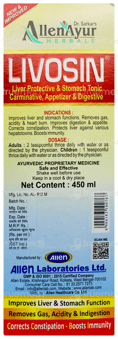 Livosin New & Improved Tonic 450ml