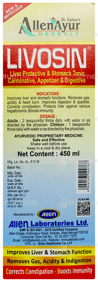 Livosin New & Improved Tonic 450ml