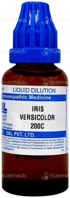 Sbl Iris Versicolor 200C Dilution 30Ml