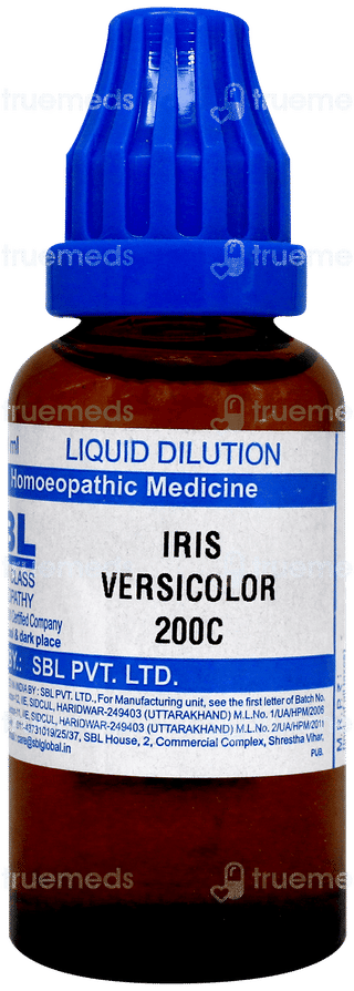Sbl Iris Versicolor 200C Dilution 30Ml