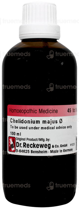 Dr Reckeweg Chelidonium Majus Q Mother Tincture 100ml