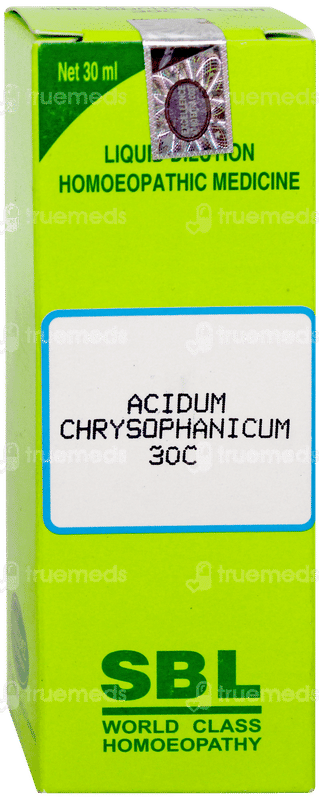 Sbl Acidum Chrysophanicum 30C Dilution 30Ml