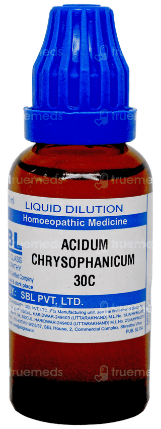 Sbl Acidum Chrysophanicum 30C Dilution 30Ml