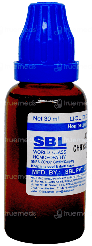 Sbl Acidum Chrysophanicum 30C Dilution 30Ml