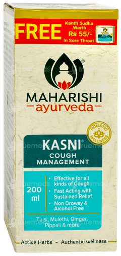 Maharishi Ayurveda Kasni 200ml With Kanth Sudha Pastille 30 Free