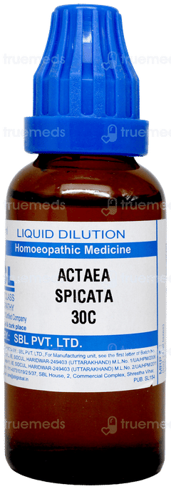 Sbl Actaea Spicata 30c Dilution 30ml