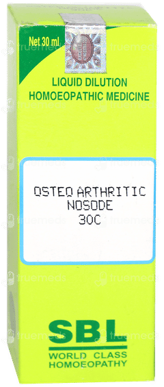 Sbl Osteo Arthritic Nosode 30c Dilution 30ml