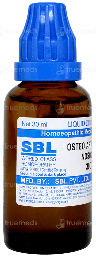 Sbl Osteo Arthritic Nosode 30c Dilution 30ml
