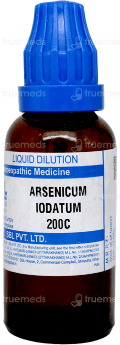 Sbl Arsenicum Iodatum 200c Dilution 30ml