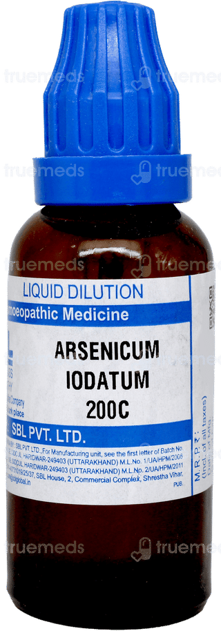 Sbl Arsenicum Iodatum 200c Dilution 30ml
