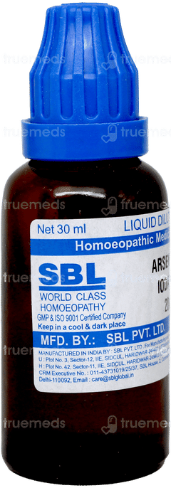 Sbl Arsenicum Iodatum 200c Dilution 30ml
