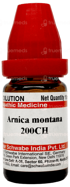 Dr Willmar Schwabe Arnica Montana 200ch Dilution 10ml