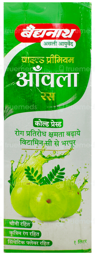 Baidyanath Wild Premium Amla No Added Sugar Cold Pressed Juice 1lt