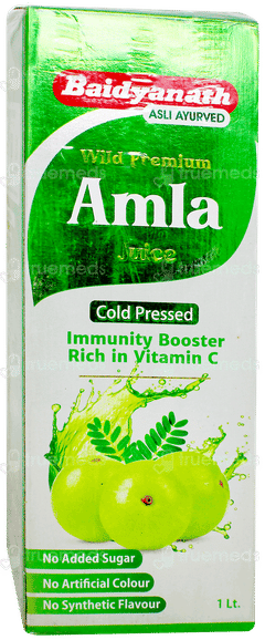 Baidyanath Wild Premium Amla No Added Sugar Cold Pressed Juice 1lt