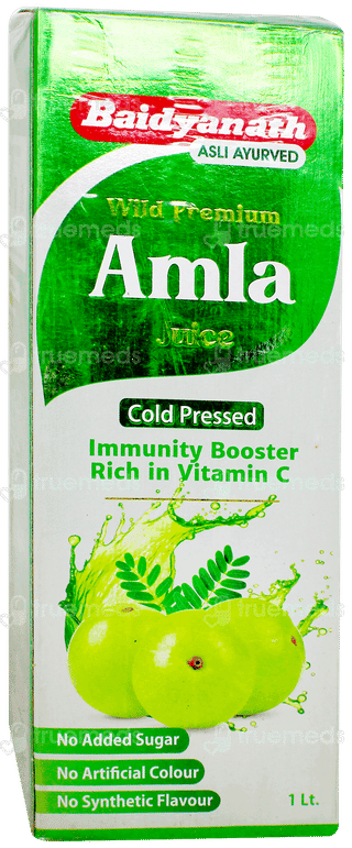 Baidyanath Wild Premium Amla No Added Sugar Cold Pressed Juice 1lt