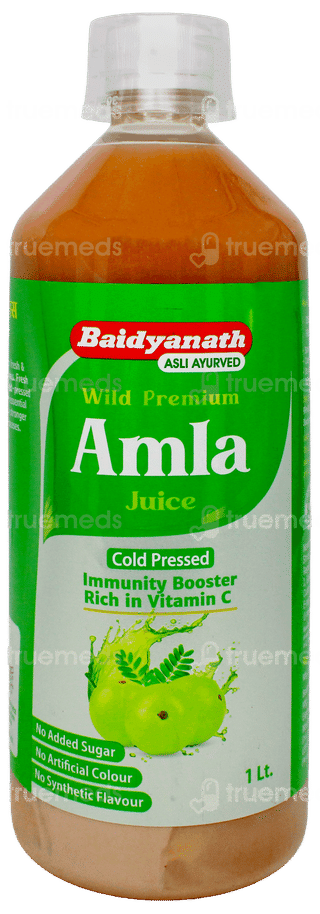 Baidyanath Wild Premium Amla No Added Sugar Cold Pressed Juice 1lt