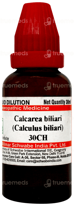Dr Willmar Schwabe Calcarea Biliari 30ch Dilution 30ml