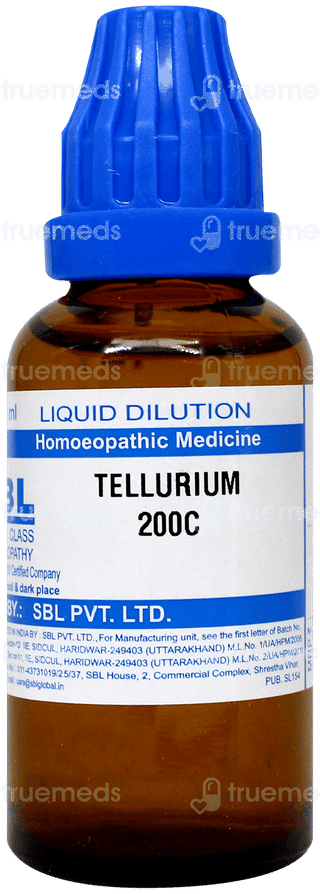 Sbl Tellurium 200C Dilution 30Ml