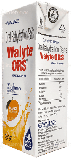 Walyte Ors Who Mango Flavour Ready To Drink 200ml