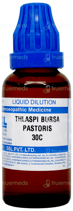 Sbl Thlaspi Bursa Pastoris 30C Dilution 30Ml
