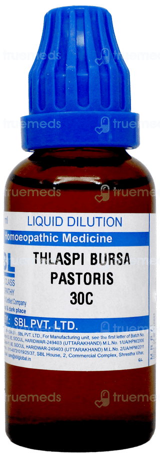 Sbl Thlaspi Bursa Pastoris 30C Dilution 30Ml