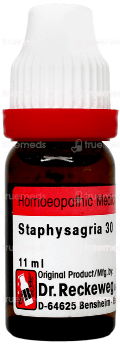 Dr Reckeweg Staphysagria 30 Dilution 11Ml