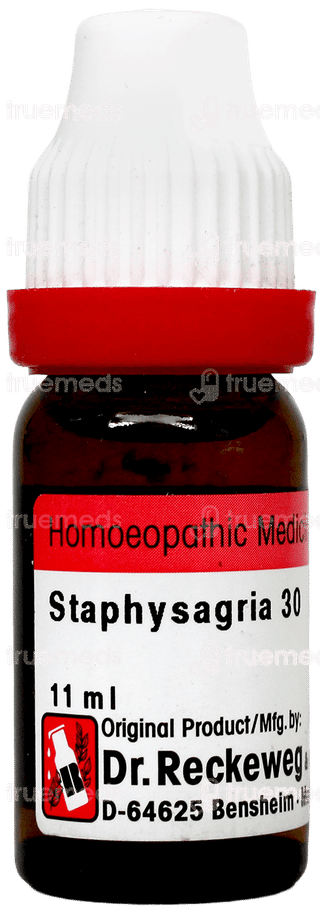 Dr Reckeweg Staphysagria 30 Dilution 11Ml