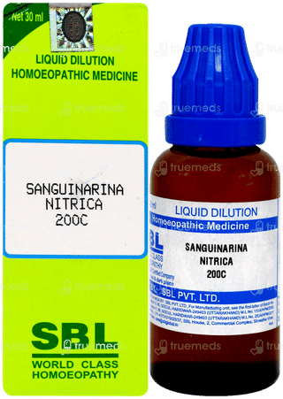 Sbl Sanguinarina Nitrica 200c Dilution 30ml