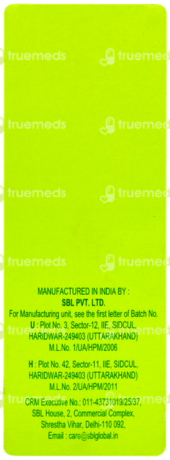 Sbl Sanguinarina Nitrica 200c Dilution 30ml