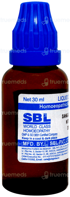 Sbl Sanguinarina Nitrica 200c Dilution 30ml
