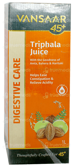 Vansaar 45+ Digestive Care Cold Pressed Triphala Juice 1 L Vansaar 45+ Digestive Care Cold Pressed Triphala Juice 1 L