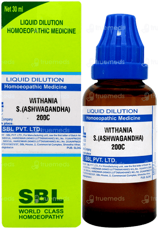 Sbl Withania S Ashwagandha 200c Dilution 30ml