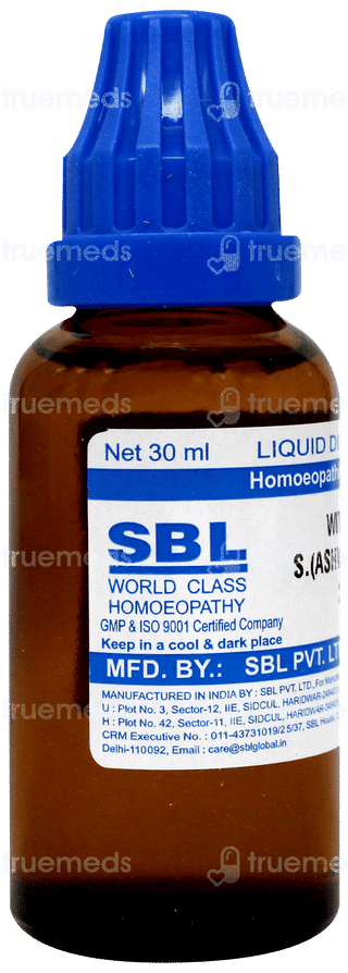 Sbl Withania S Ashwagandha 200c Dilution 30ml