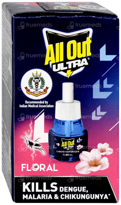 All Out Ultra Floral Liquid Vaporiser Refill 45ml
