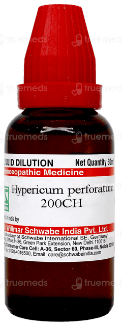 Dr Willmar Schwabe Hypericum Perforatum 200Ch Dilution 30Ml