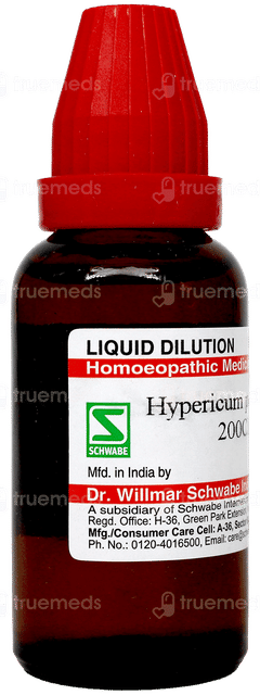Dr Willmar Schwabe Hypericum Perforatum 200Ch Dilution 30Ml